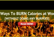 5 Ways To Burn Calories At Work - Without Doing Any Burpees!